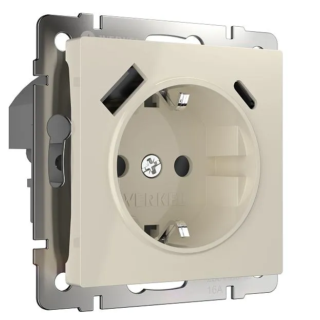 Розетка с быстрой зарядкой Werkel W1171703 a056273 Розетка с быстрой зарядкой Werkel W1171703 a056273