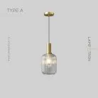 Подвесной светильник IRIS Тип A. Цвет Латунь Lampatron f-iris-a-brass 7261-19976