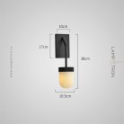 Бра TORVILL WALL Цвет черный Lampatron f-torvill-wall-black 8862-25022
