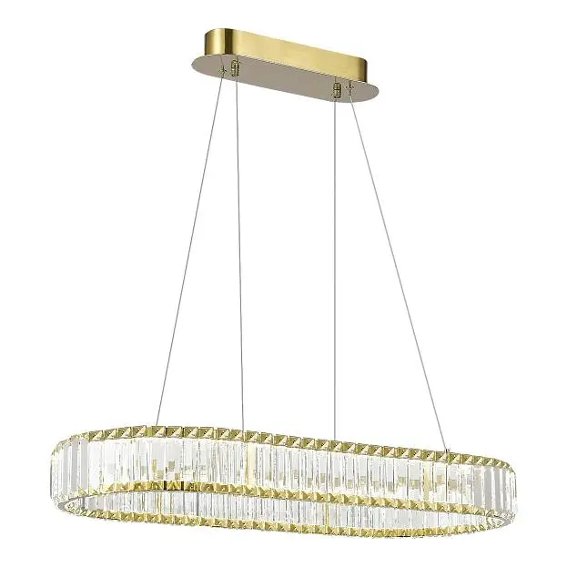 Светильник подвесной Латунь/Прозрачный LED 1*60W 4000K ST-Luce SL1622.323.01 TIVOLI