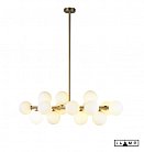 Люстра на штанге iLamp 8516P/L BR-WH Golden