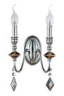 Бра Crystal Lux MERCEDES AP2 CHROME/SMOKE 0950/402