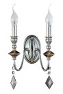 Бра Crystal Lux MERCEDES AP2 CHROME/SMOKE 0950/402