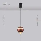 Подвесной светильник BENDIX Тип B. Цвет Красный Lampatron 6780-18582