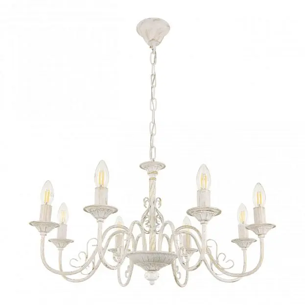 Люстра Arte Milano 342620/8 WT+G AM342620 Люстра Arte Milano 342620/8 WT+G AM342620