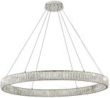 Подвесной светильник хрустальный светодиодный Newport 8240 8240/100 chrome нестандарт