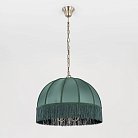 Люстра подвесная с зелёным абажуром Citilux CL407132 Базель