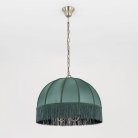 Люстра подвесная с зелёным абажуром Citilux CL407132 Базель