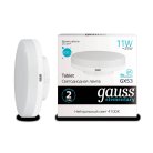 Лампа светодиодная Gauss 83821 GX53 11W 4100K матовая Elementary