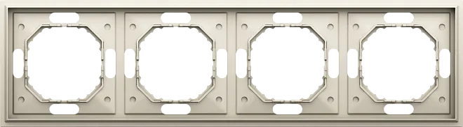 Рамка 4-я, слоновая кость, Donel DS21455 S08 Рамка 4-я, слоновая кость, Donel DS21455 S08