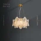 Кольцевые люстры и светильники VIOLETTA Тип A. 6 ламп Lampatron violetta-a-6 6675-18230