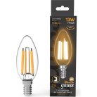 Лампа светодиодная Gauss 103801113 E14 13W 2700K прозрачная Filament