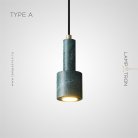 Подвесной светильник LOFFE Тип A. Цвет Латунь + Зеленый Lampatron 7234-19854