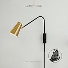 Бра VERINA Цвет Латунь. Выключатель на проводе Lampatron 6354-23118