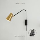 Бра VERINA Цвет Латунь. Выключатель на проводе Lampatron 6354-23118