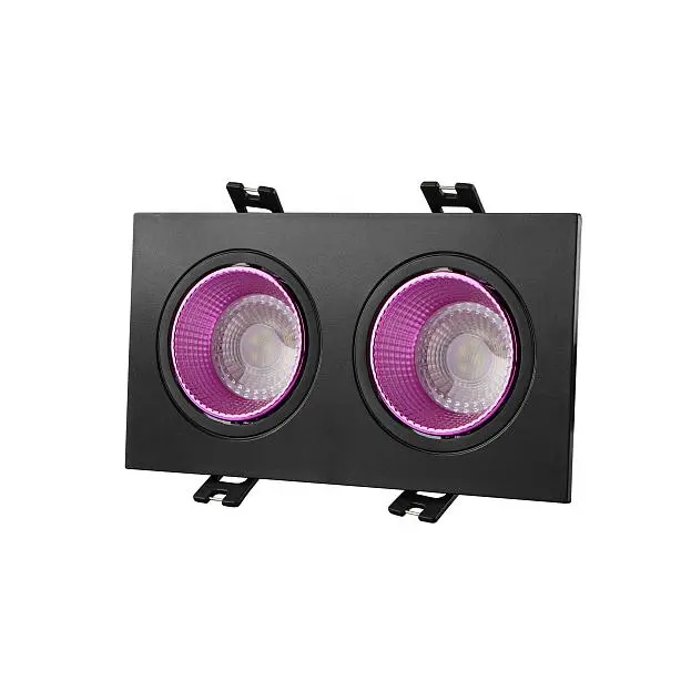 Встраиваемый светильник Denkirs DK3072-BK+PI Встраиваемый светильник Denkirs DK3072-BK+PI