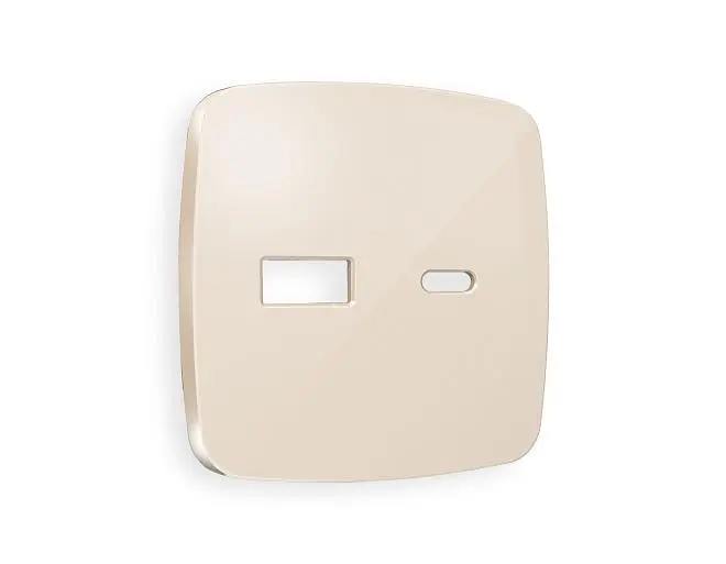 Лицевая панель OMEGA (Бежевый глянец) для розетки 2USB Ambrella Volt QUANT Лицевая панель OMEGA (Бежевый глянец) для розетки 2USB Ambrella Volt QUANT
