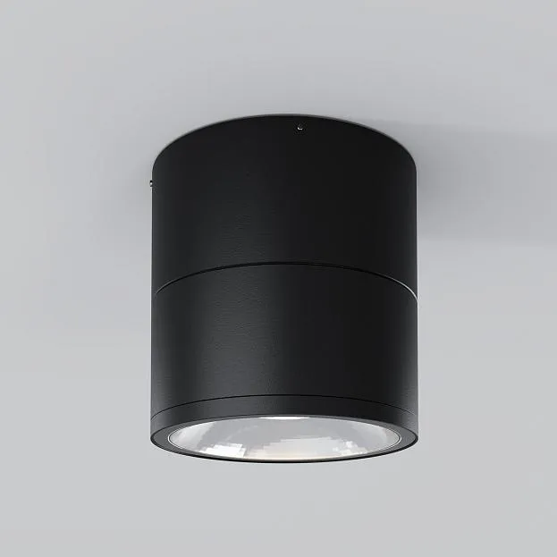 Влагозащищенный уличный потолочный светильник Maytoni O310CL-L12GF3K Spin