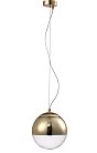 Светильник подвесной Crystal Lux HELADO SP1 D200 GOLD 0730/201