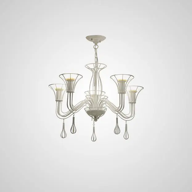 Подвесная Люстра Cast 5 White 101410-26 ImperiumLoft Подвесная Люстра Cast 5 White 101410-26 ImperiumLoft