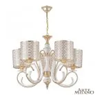 Люстра подвесная с плафонами 301237/5 Wh/Gd Arte Milano Florentia