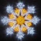 Светодиодная фигура Ardecoled 034262 Снежинка ARD-Snowflake-M12-900x900-720Led White/Warm