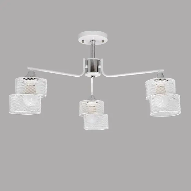 Потолочная люстра Imex MD.4252-3-S-WH+CH Потолочная люстра Imex MD.4252-3-S-WH+CH