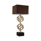 Настольная лампа Delight Collection KM0282T-1 brass Matrix Table Lamp