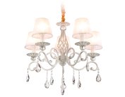 Подвесная люстра с абажурами и хрусталем Ambrella light TR4547 Traditional
