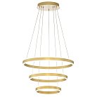 Люстра подвесная с пультом LED Золото Citilux CL719652 Дуэт