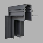 Угол вертикальный для магнитной системы Ledron V-АВД-5355 Black