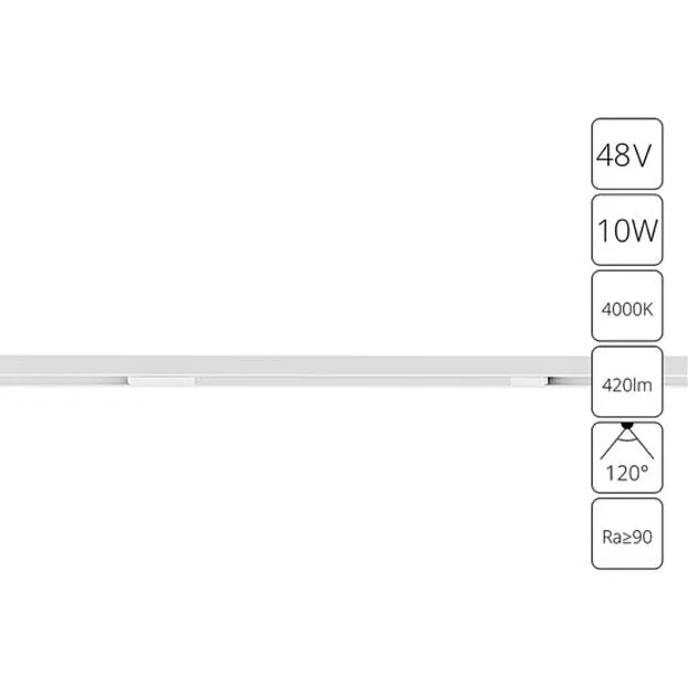 Трековый светильник магнитный 48V Arte Lamp A7263PL-1WH Optima