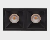 Светильник встраиваемый Italline it06-6020 black 4000k - 2 шт. + it06-6022 black