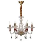 светильник подвесной, E14, 6x40W Wertmark WE181.06.303 LUDMILA