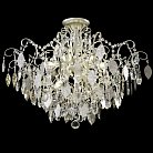 Светильник потолочный Crystal Lux ESMIRALDA PL9 SILVER