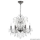 Подвесная люстра Crystal Lux Odelis SP6 Brown
