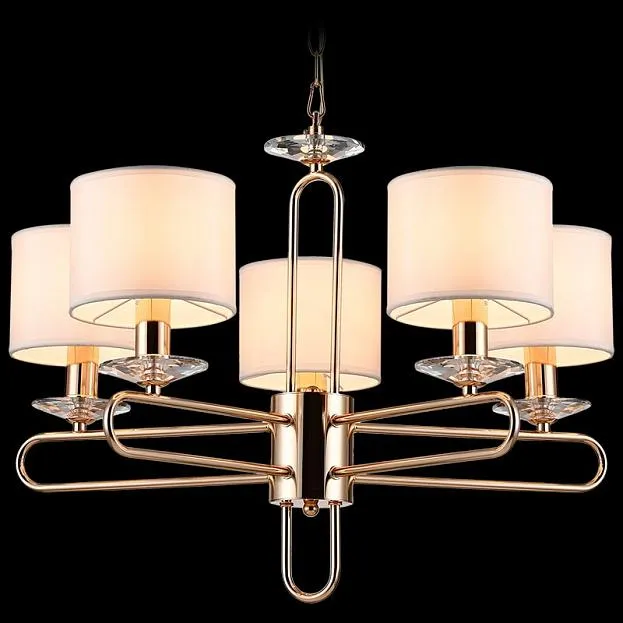 Подвесная люстра ILLUMICO IL6196-5P-17 GD Подвесная люстра ILLUMICO IL6196-5P-17 GD