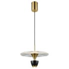 светильник подвесной, LED, 2x3+5W, 3000K Wertmark WE471.02.366 EBBO