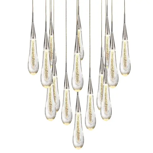 Подвесной светильник Delight Collection MD-023B-15 chrome Pour Подвесной светильник Delight Collection MD-023B-15 chrome Pour