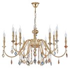 Люстра Crystal Lux MERCEDES SP6+6 GOLD/COLOR 0951/312