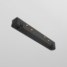 Прямой коннектор питания Maytoni TRA034PC-42B черный Accessories for tracks Exility
