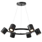 Подвесная люстра Lumina Deco TS P1999-6 BK Lampit