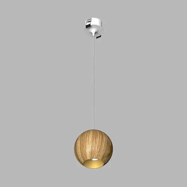 Подвесной (встраиваемый) светодиодный светильник Ledron SPACE R130 Basic Wooden White-Gold Подвесной (встраиваемый) светодиодный светильник Ledron SPACE R130 Basic Wooden White-Gold