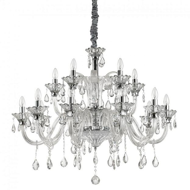 Подвесная люстра Ideal Lux 114170 COLOSSAL SP15 TRASPARENTE