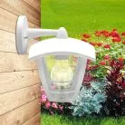 Настенный фонарь уличный ЭРА НБУ 07-40-002 «Дели 2» белый