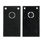 Комплект заглушек торцевых для накл. шинопровода TECHNICAL iLEDEX END CAP 4822-025-BK (2 шт) VISION48/22