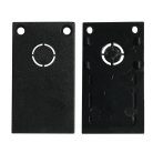 Комплект заглушек торцевых для накл. шинопровода TECHNICAL iLEDEX END CAP 4822-025-BK (2 шт) VISION48/22