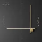 Бра STICH B Размер XL. Цвет Латунь Lampatron 6557-17919