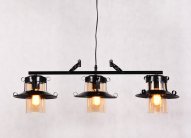 Подвесной светильник Lumina Deco LDP 11328-3 PR BK Capri