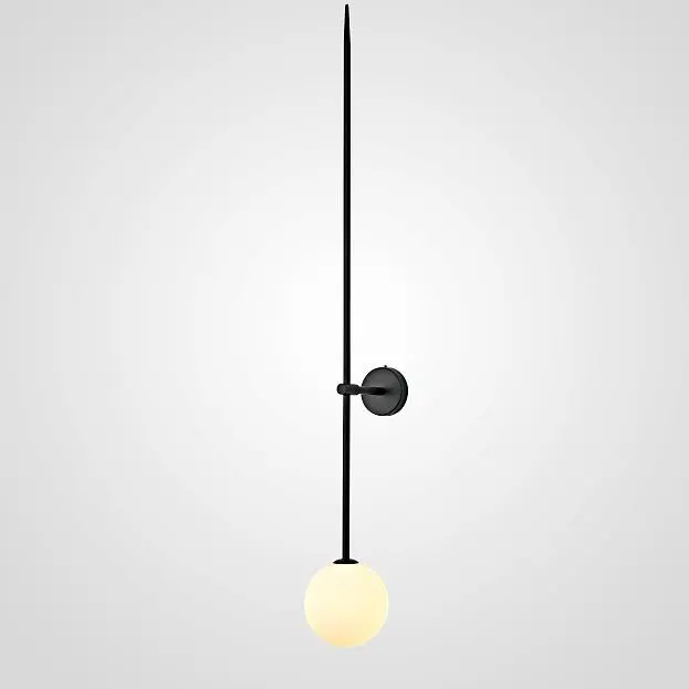 Настенный Светильник Lines Ball 100 Black 140827-26 ImperiumLoft Настенный Светильник Lines Ball 100 Black 140827-26 ImperiumLoft